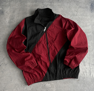 Chaquetas Cortavientos de Lona Personalizadas para Hombre, Estilo Retro Vintage, Transpirables, Resistentes al Viento, con Capucha, Diseño Colorblock, OEM - Product Image 2