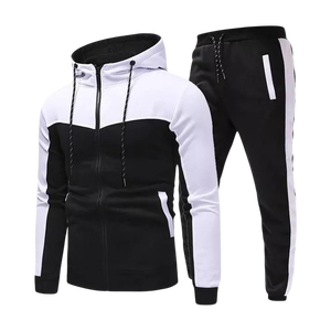 Conjunto de Sudadera con Capucha y Pantalones Cargo de Dos Tonos Personalizados de Primera Calidad para Hombre, Ropa Urbana de Lujo para Hombre, Proveedor Mayorista, Traje Deportivo para Gimnasio - Product Image 6