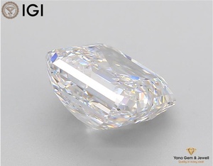 CVD Lab Grown <b>Diamond</b> with IGI Certificate F Color VS1 Clarity 2.50 CARAT Asscher Cut Perfect Match for Custom <b>Ring</b> - Product Image 3