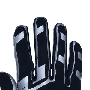 Gants de football américain personnalisables en gros pour OEM – Durables, classiques, anti-rétrécissement, antidérapants, design moderne en polyester - Product Image 4