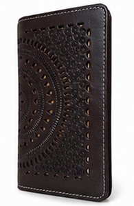 Cartera de Viaje de Cuero Genuino Hecha a Mano con Corte Láser, Tarjetero y Organizador de Tarjetas con Protección RFID para Mujer, Personalizable con Logotipo, OEM, ODM - Product Image 5
