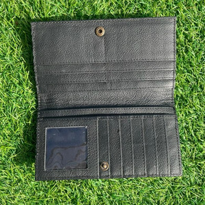 กระเป๋าสตางค์ผู้หญิงหนังวัวแท้ลายดอกไม้ทำด้วยมือกระเป๋าสตางค์ผู้หญิงสไตล์ตะวันตกแกะสลักด้วยมือล่าสุด - Product Image 6