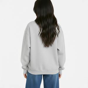 Nueva Sudadera Extra Grande de Felpa para Mujer, Material de Poliéster/Algodón, Impresión Frontal Personalizada, Ropa Casual Ligera - Product Image 2