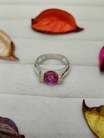 Bague Arc-en-ciel en Quartz de Feu, Bijou en Cristal Coloré, Cadeau Tendance pour Femmes et Filles, Bague de Fiançailles Élégante en Pierre Précieuse