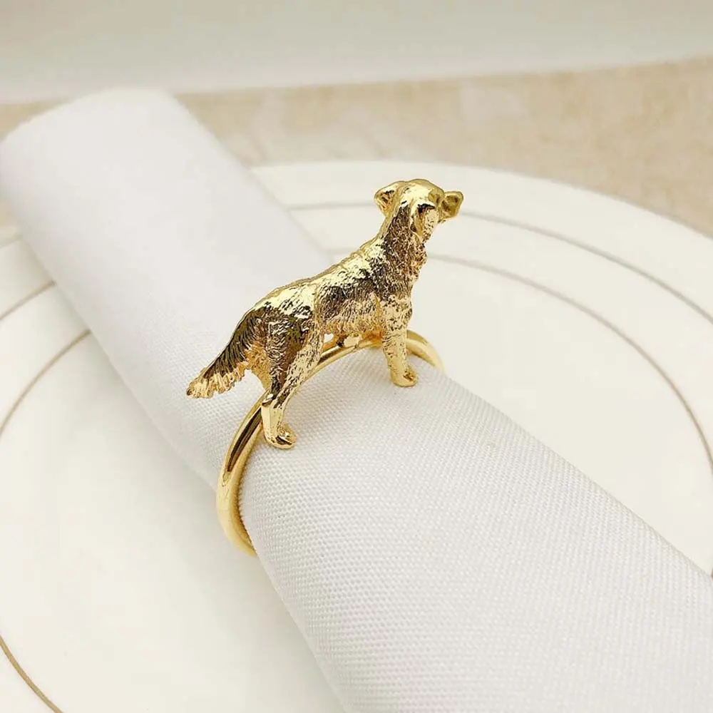 Animal Napkin Ring Hot Sell China Made Animal Napkin Holders For Christmas Metal Alloy monogrammed napkin rings