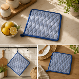 Porte-ustensiles matelassé en coton 100% premium |   Tapis de cuisine résistant à la chaleur pour la cuisson, la pâtisserie et le barbecue - Product Image 3