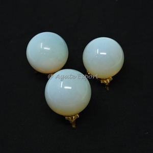 Vente en gros de pierres d'agate naturelle, cristaux de quartz ronds de meilleure qualité, boule de sphère décorative en vrac d'agate d'arbre pour décorations - Product Image 3