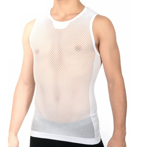 Men Casual G-<b>String</b> Singlets Quick Dry Breathable Tank <b>Tops</b> Red Color Knitted Mesh Washed Technique Athletic Mesh Tank <b>Tops</b> - Product Image 2