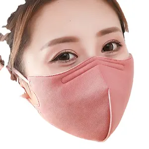 oem customized logo design three dimensional thickened cold proof and breathable adult mask Winter cotton washable mask