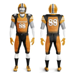 Low MOQ Club Uniforms Supplier Custom <b>Initials</b> & Number Print Tackle Twill Football Uniform Youth Match American Football Jersey - Product Image 3