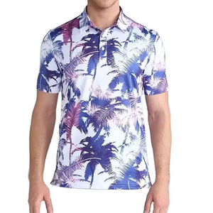 Polo Sublimado Dry-fit Personalizado con Nombre de Club, Camiseta Polo de Golf para Hombre, Corte Holgado, Ajuste Regular, Uniforme Deportivo, Camiseta para Personal - Product Image 1