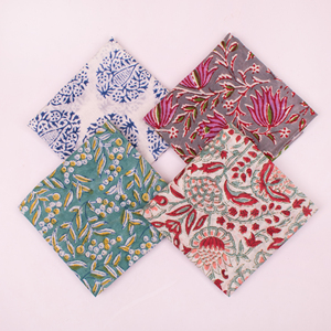 Pañuelo Cuadrado de Algodón Estampado Artesanal de Moda Sostenible de Lujo, Pañuelo Suave para Mujer para Actividades al Aire Libre - Product Image 5