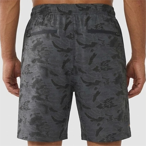 Fabricantes de Ropa Personalizada al por Mayor, Pantalones Cortos para Hombre, Mezcla de Lino y Algodón, Bermudas para Hombre - Product Image 3