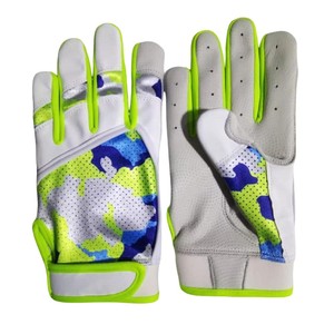 baseball batting gloves breathable grip <b>padded</b> palm adjustable wrist sports <b>practice</b> comfort durable lightweight use - Product Image 2