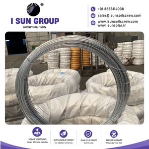 Fil de zinc galvanisé à chaud 1mm-6mm, fil GI revêtu de zinc pour clôtures, construction et soudage - Product Image 2