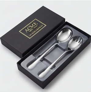 Royal Quality Stainless Steel Signature Salad <b>Server</b> With Glossy Silver Polished Kitchenware For Household Restaurants Cafe - Product Image 4