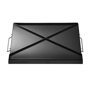 Piastra per Griglia a Gas Rettangolare Portatile in Acciaio al Carbonio 24x16 Pollici, Piastra Universale Teppanyaki per BBQ - Product Image 4