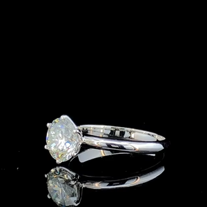 Anillo de Diamantes con Zafiro Azul Certificado, Anillo de Compromiso de Lujo en Oro - Product Image 2