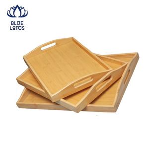 BEST SELLER Plateau de service en bois durable de haute qualité, plateau à thé créatif tendance, planche de rangement – Vente directe usine - Product Image 1