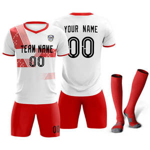 Custom Purple Yellow Soccer Jersey Set V-Neck Short Sleeve Sublimated Breathable Unisex Adult Team Apparel - Product Image 1