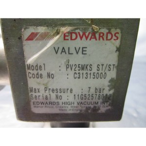 Vanne d'arrêt BOC EDWARDS PV25MKS ST/ST 7 BAR - Équipements et pièces semi-conductrices de renommée mondiale à confiance - Product Image 3