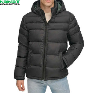 Performance Alpine Skiing Sport Puffer <b>Jacket</b> Men Thermal Fleece Lining Hooded Mountain Snowboard Athletic Wear - Product Image 1