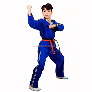 Vêtements d'arts martiaux personnalisés de haute qualité pour les enfants Karaté Jiu Jitsu Gi Costumes de pratique de Jiu Jitsu brésilien-Durable étiré lavé - Product Image 5