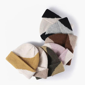 Fashionable Solid Reversible Adjustable Beanie <b>Warm</b> Winter <b>Hat</b> for Cycling and Outdoor Activities 100% Acrylic - Product Image 2