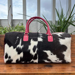 กระเป๋าดัฟเฟิลหนังวัวสำหรับผู้ชายและผู้หญิงอุปกรณ์สำหรับ2025กระเป๋าเดินทางข้ามคืนกระเป๋ายิมสำหรับสัปดาห์ - Product Image 5