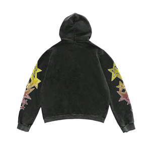 เสื้อฮู้ดดี้ผู้ชายทรงโอเวอร์ไซส์ผ้าคอตตอนหนานุ่ม สไตล์สตรีทแวร์ทันสมัย - Product Image 2