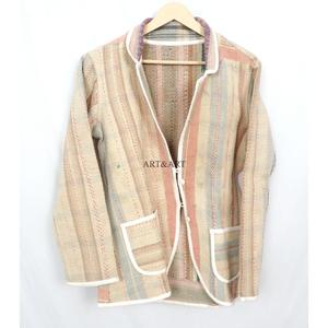 Beautiful Summer/Winter Spring Knitted <b>Kantha</b> <b>Jacket</b> Regular Breathable Quick Dry Eco-Friendly Vintage Casual <b>jacket</b> for outing - Product Image 5