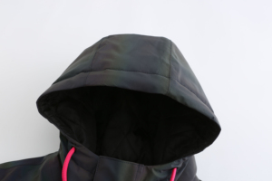 Veste d'hiver softshell personnalisée, style streetwear, col montant, doublure polaire chaude, coupe-vent, imperméable, en toile, pour service OEM - Product Image 2