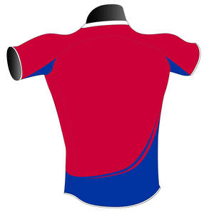 Ensemble d'uniformes de rugby personnalisés en polyester imprimé par transfert thermique, blocs de couleurs noir, vert, jaune, manches courtes, anti-humidité, devant - Product Image 6