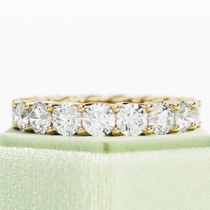 Anillo de Oro con Diamante Cultivado en Laboratorio de 5 Quilates, Corte Redondo, Certificado IGI, Claridad VVS2, Color E, Pureza 14k/18k, para Compromiso o Boda - Product Image 1