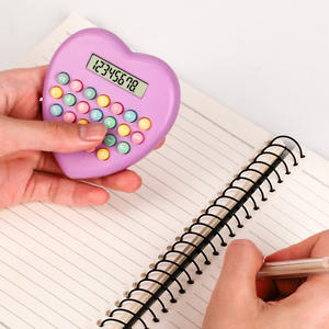 <span class=keywords><strong>Calculadora</strong></span> colorida con forma <span class=keywords><strong>de</strong></span> corazón bonita y elegante, <span class=keywords><strong>calculadora</strong></span> <span class=keywords><strong>de</strong></span> <span class=keywords><strong>amor</strong></span> verdadero - Product Image 3