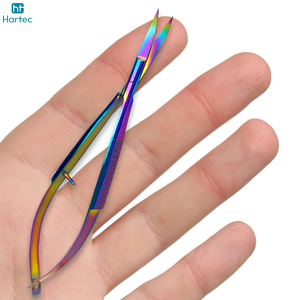 Tijeras para Cutículas de Acero Inoxidable Duradero con Acabado Vibrante Arcoíris, Producto de Última Tendencia 2026 de Buen Proveedor - Product Image 3