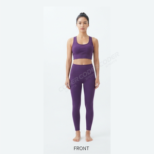 Professional Customized Ladies Breathable Sports Leggings Short Workout Yoga Set Casual Style for Work Made in Pakistan for Gym - Product Image 4