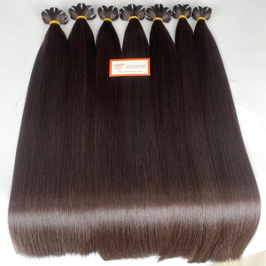 Extensiones de Cabello Humano Vietnamita Real, Listas para Enviar, Grado 12A, Ondulado Liso Sedoso, Puntas Gruesas, Trama Cosida a Máquina, Precio Económico - Product Image 6