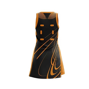 Uniforme de netball pour femmes de haute qualité, nouveau design, séchage rapide, respirant, 100% polyester, couleurs et logo personnalisés, vêtements de sport AI-NB-07 - Product Image 5