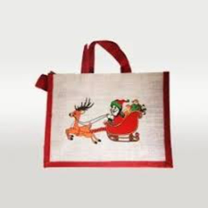 Sac fourre-tout de Noël personnalisé de qualité supérieure Article en soie personnalisé Style motif lettre Promotion Chine pour l'exportation - Product Image 6