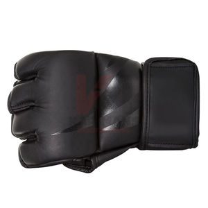 Guantes de Entrenamiento de MMA con Dedos Descubiertos, Ajustables, de Cuero, para Hombres, Mujeres, Fitness y Artes Marciales Mixtas - Product Image 6