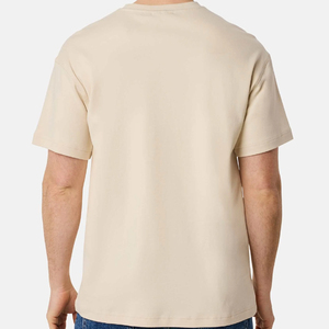 T-shirt surdimensionné en coton tricoté 100% pour hommes, style hip-hop, haute qualité, manches courtes, écologique, respirant - Product Image 3