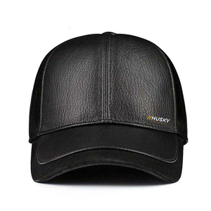 Casquette de baseball unisexe en coton Husky, 6 panneaux, logo brodé réglable sur le devant, chapeau décontracté pour adultes - Product Image 1