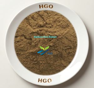 Suministro Directo de Fábrica HGO de Extracto Puro y Natural de Raíz de Sófora, Grado Alimenticio, Especificación Matrina 10%, Extracto Estandarizado - Product Image 1