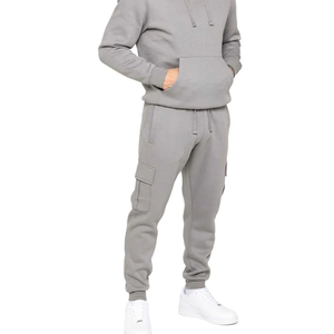 ชุดวอร์มฤดูหนาวดีไซน์ใหม่แบบยูนิเซ็กซ์ สไตล์ลำลองสตรีทแวร์ ชุด 2 ชิ้น ระบายอากาศ กันลม พิมพ์ลายสไตล์แอซิดวอช ผ้าฝ้ายพรีเมียม - Product Image 4