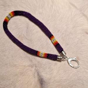 Bracelet de poignet et lanière de clé tendance en perles de rocaille de 9 pouces, style décontracté, perles de rocaille vibrantes de 9 pouces - Product Image 4