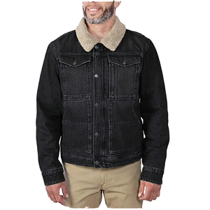 Veste en jean pour homme, confortable, décontractée et élégante pour l'automne, style délavé, simple boutonnage - Product Image 1