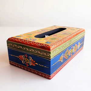Boîte à mouchoirs en bois massif de qualité supérieure, finition foncée, porte-serviettes fait main pour la réception d'hôtel, le bureau, la maison, la décoration de table - Product Image 1