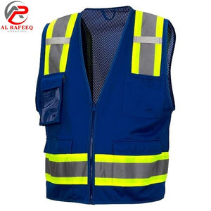 Chaleco de Seguridad Reflectante de Alta Visibilidad, Chaleco de Trabajo Industrial de Alta Visibilidad, Fabricante OEM Personalizado - Product Image 2
