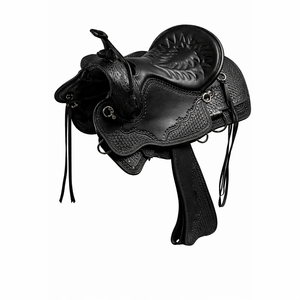 Sillas de Montar Western de Cuero Genuino Premium al por Mayor, Hechas a Mano, Negras y Marrones, para Equitación Western de Placer y Senderismo - Product Image 4